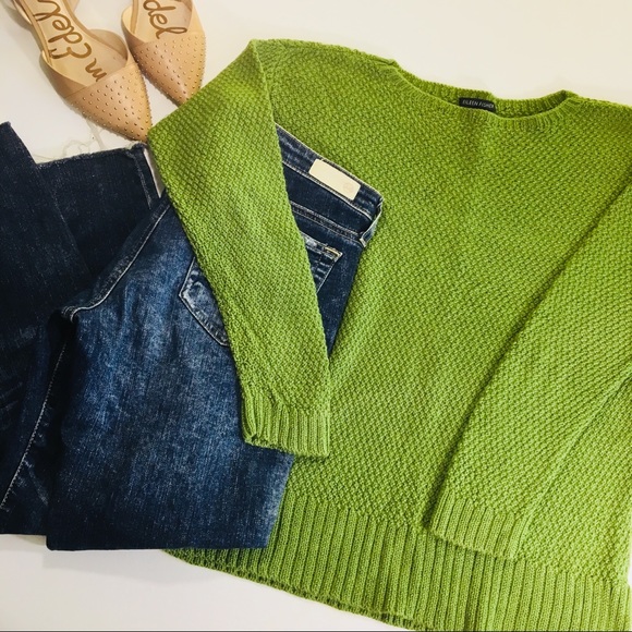 Eileen Fisher Sweaters - Green Alpaca Cashmere Blend Eileen Fisher Sweater